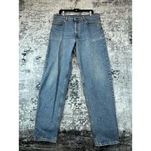 Vtg 90s Y2K Levi's 550 Batwing Red Tab Relaxed Jeans 38×34 90s Y2k USA